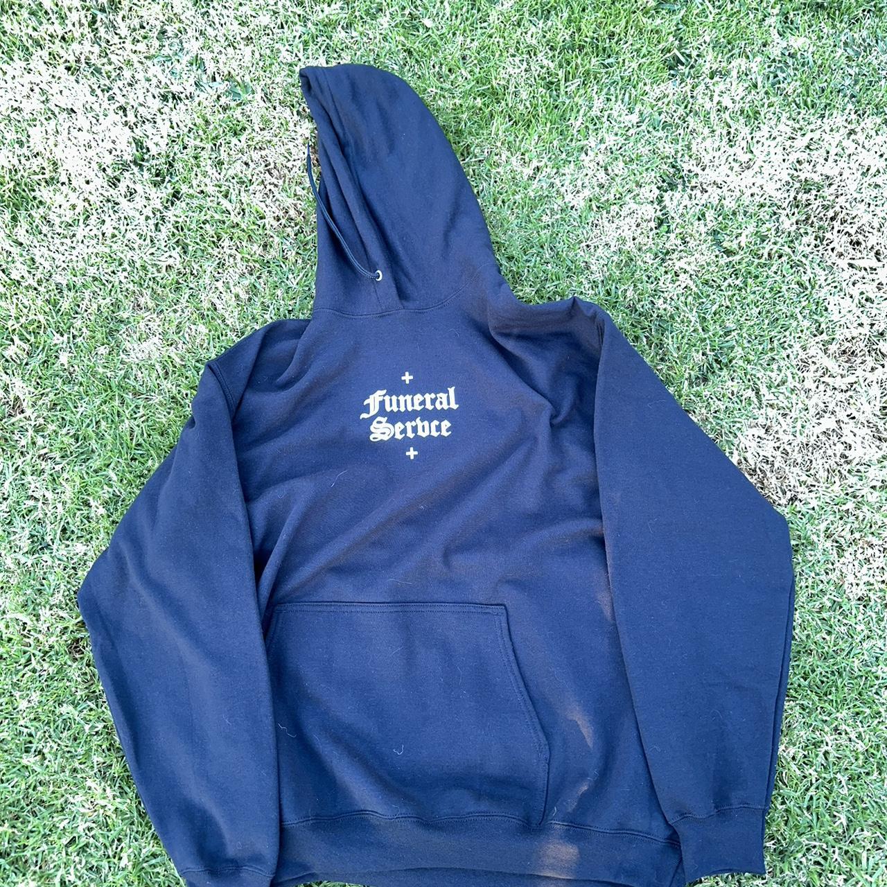 FUNERAL SERVICE HOODIE SIZE XL BRAND NEW NEVER WORN... Depop