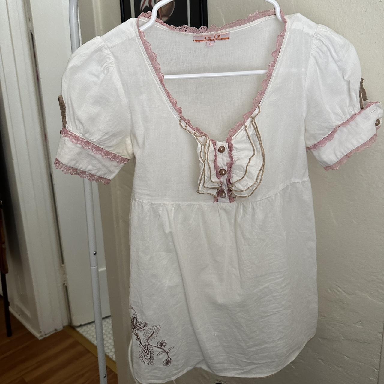 Vintage Puff Sleeve Blouse size S, Ugh this shirt is...