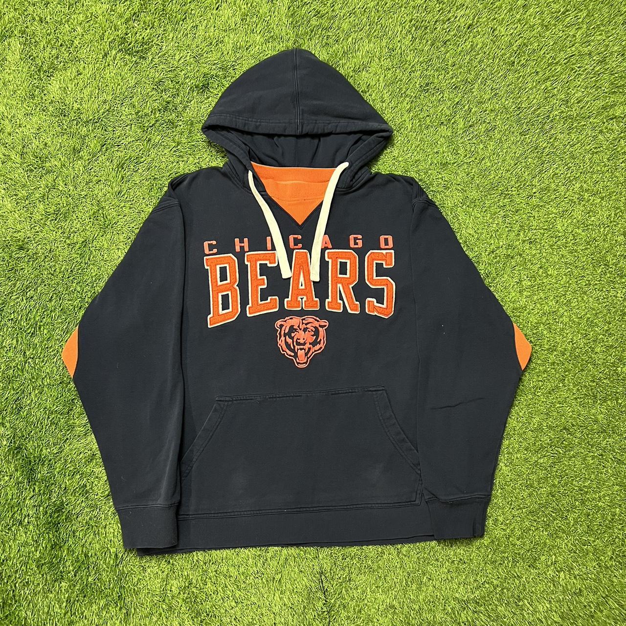 orange chicago bears hoodie