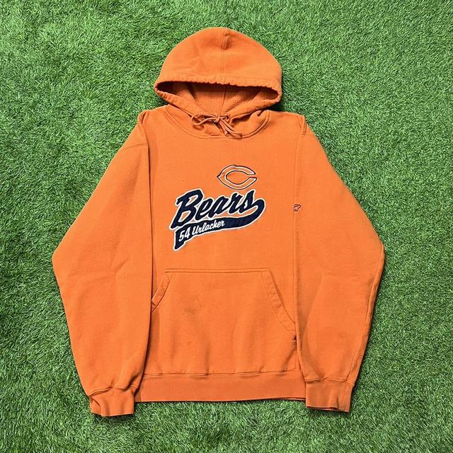 chicago bears vintage sweater with small bleach - Depop