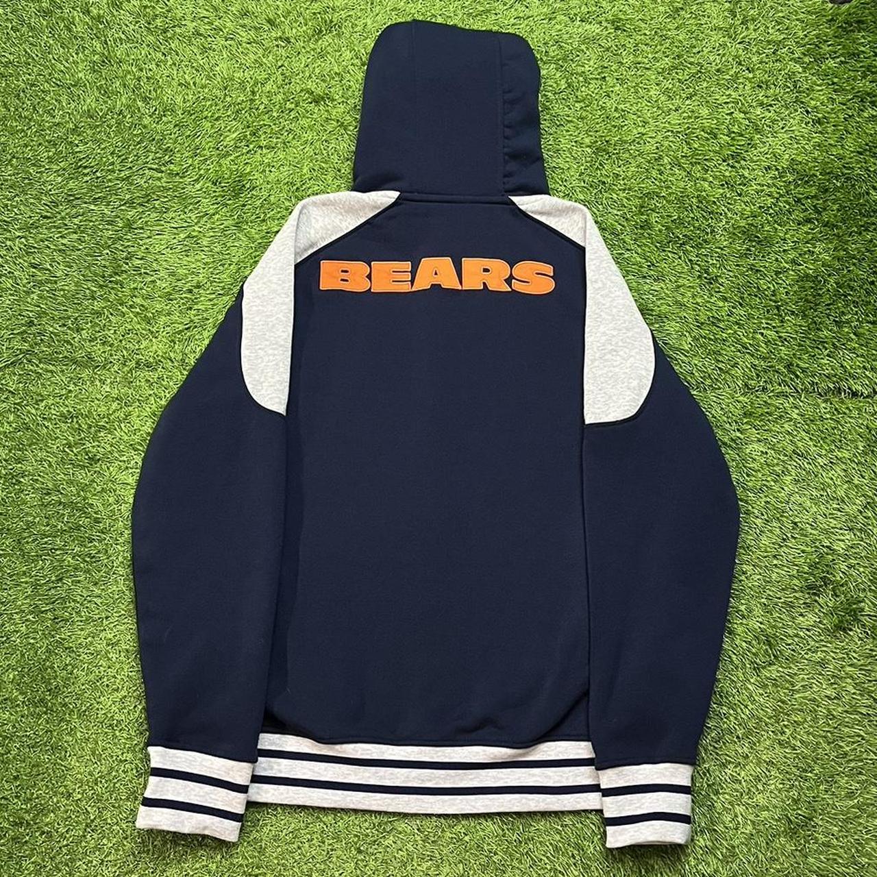 Navy Blue Chicago Bears Zip-Up Hoodie - Men