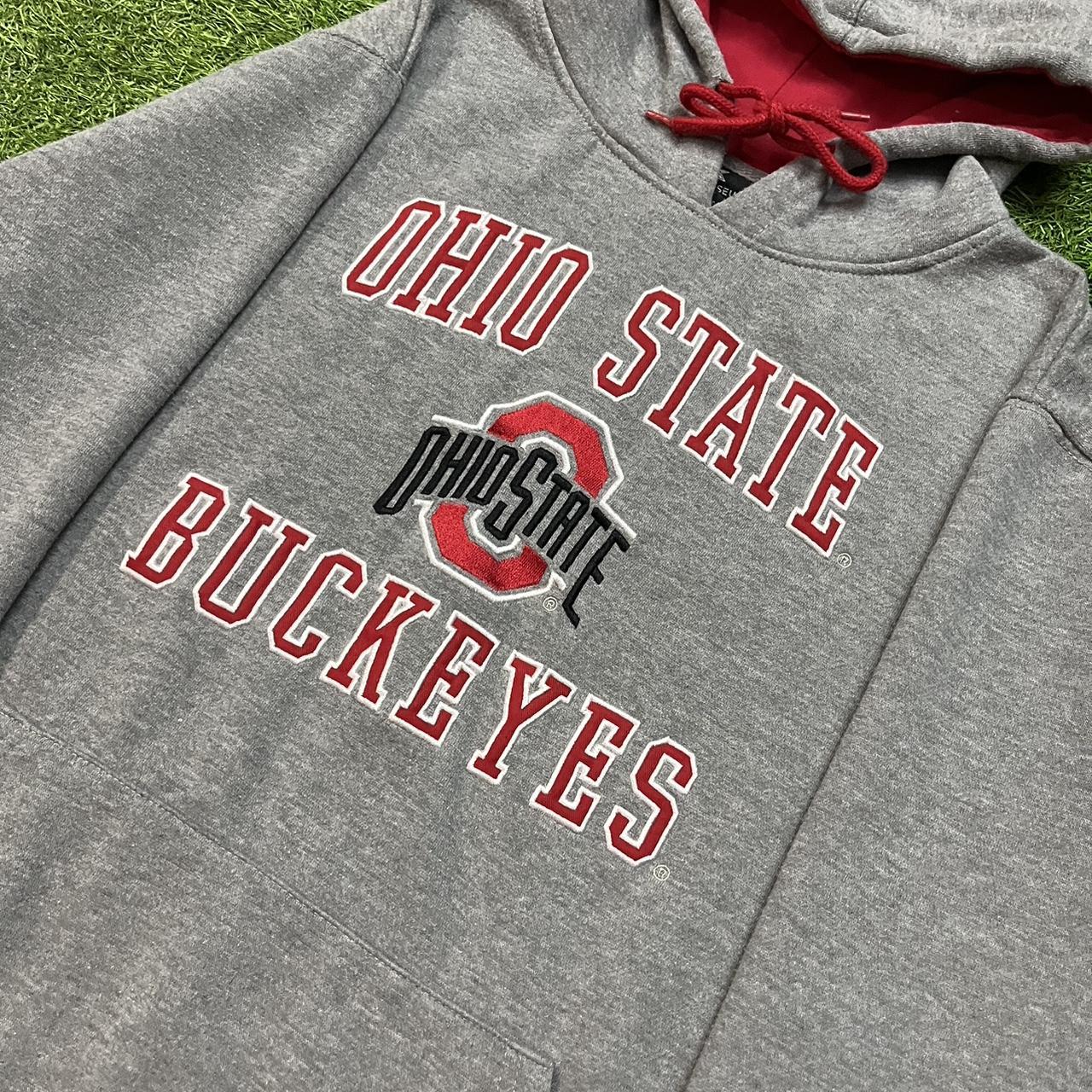 Colosseum Men's Ohio State Buckeyes Grey Hoodie