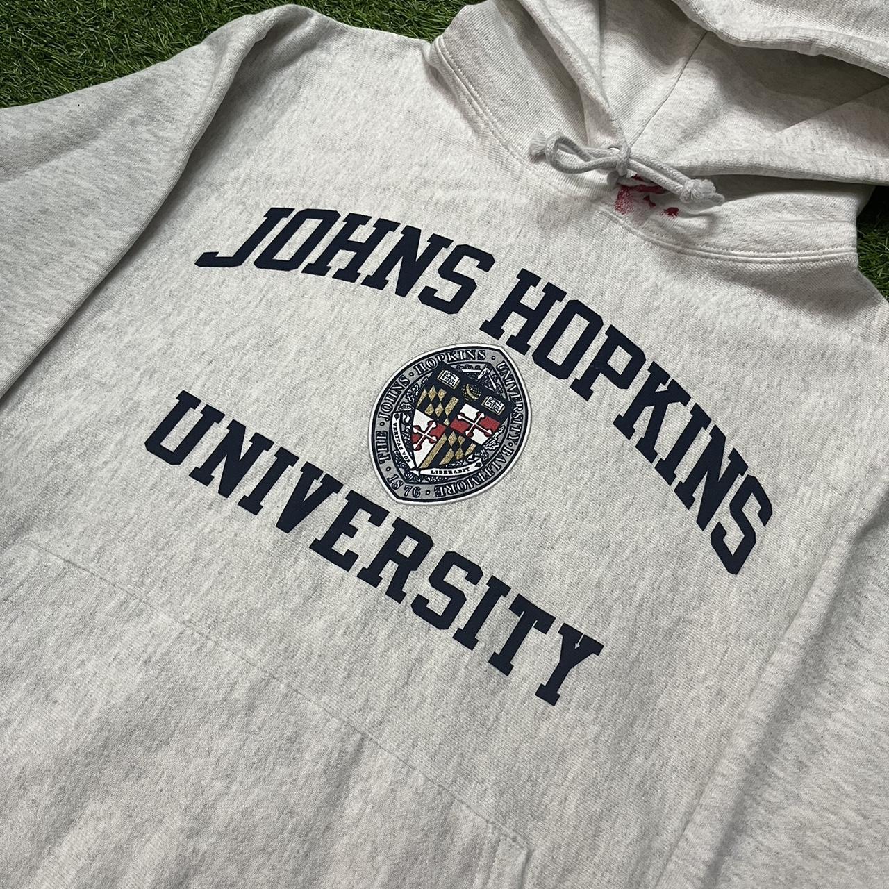 Johns Hopkins University Hoodie! Condition: Refer to... - Depop