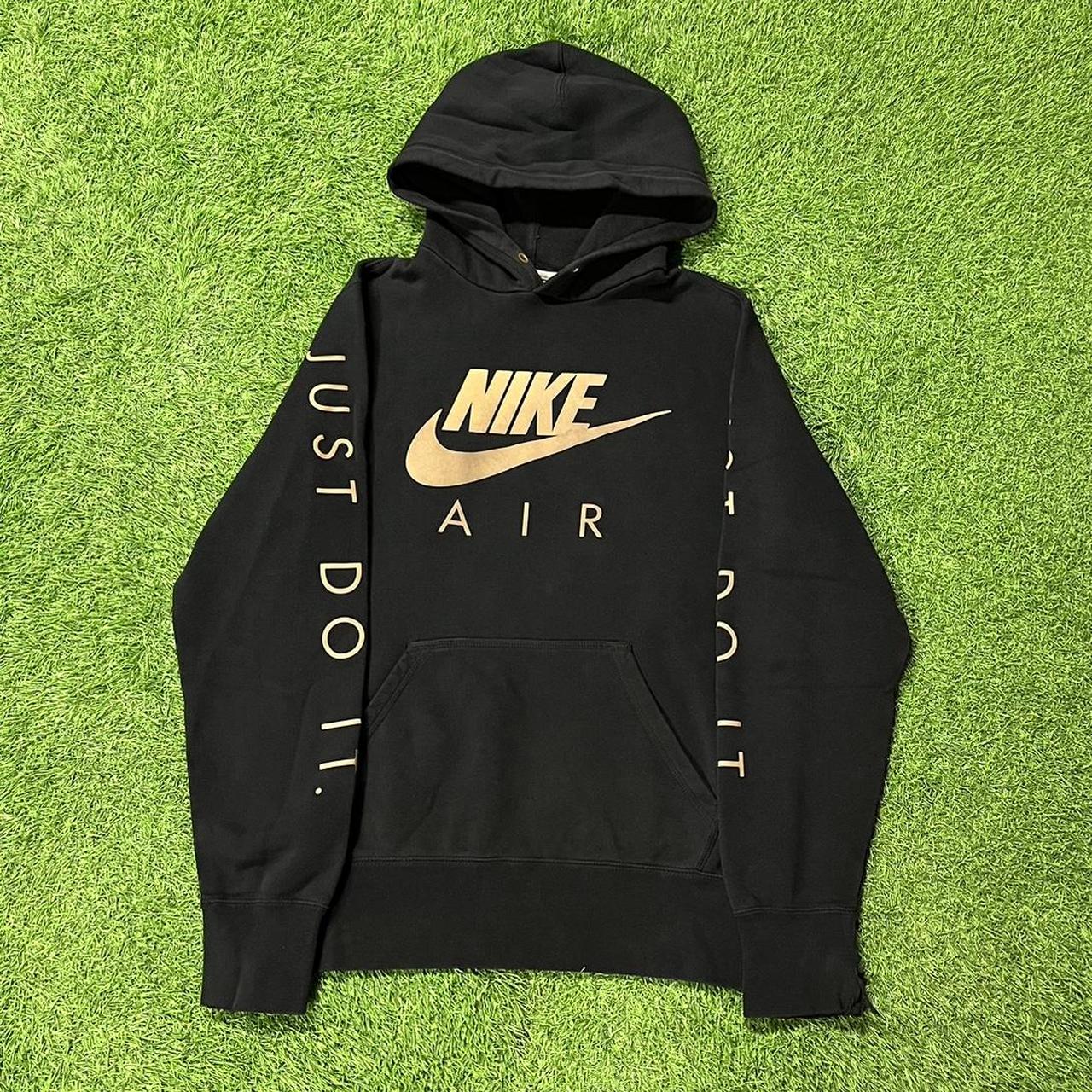 nike just do it hoodie black and gold