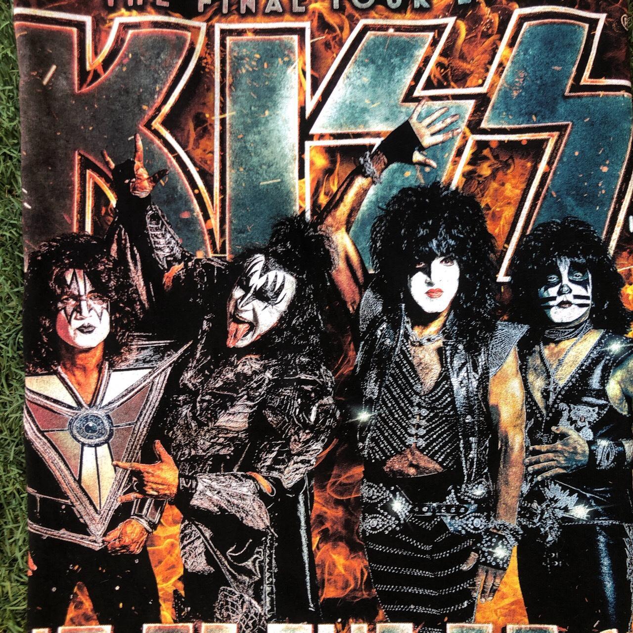 Kiss The final tour ever t shirt Preowned used Sz... - Depop