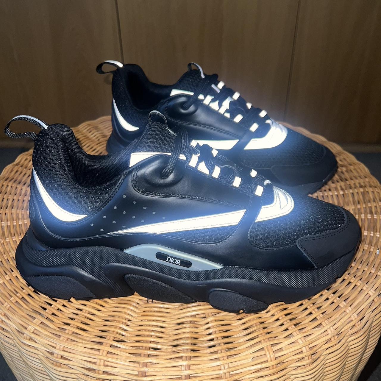 Dior B22 Triple Black, EU 45, UK11 Worn inside only.... Depop