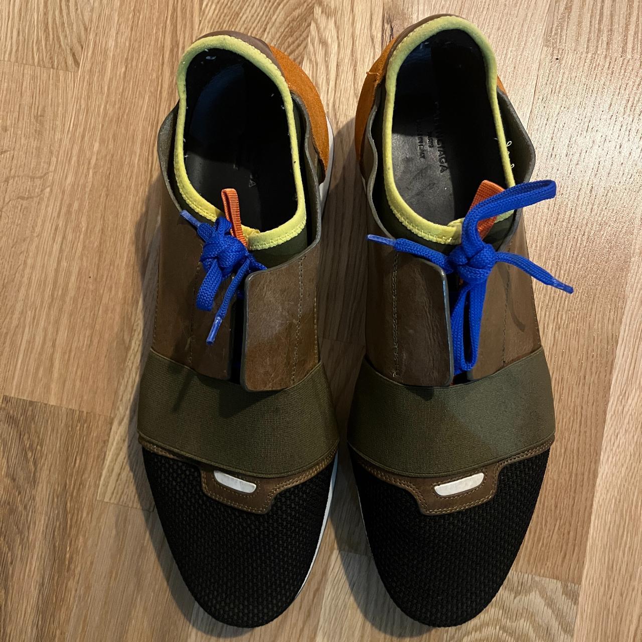 balenciaga race runners mens green