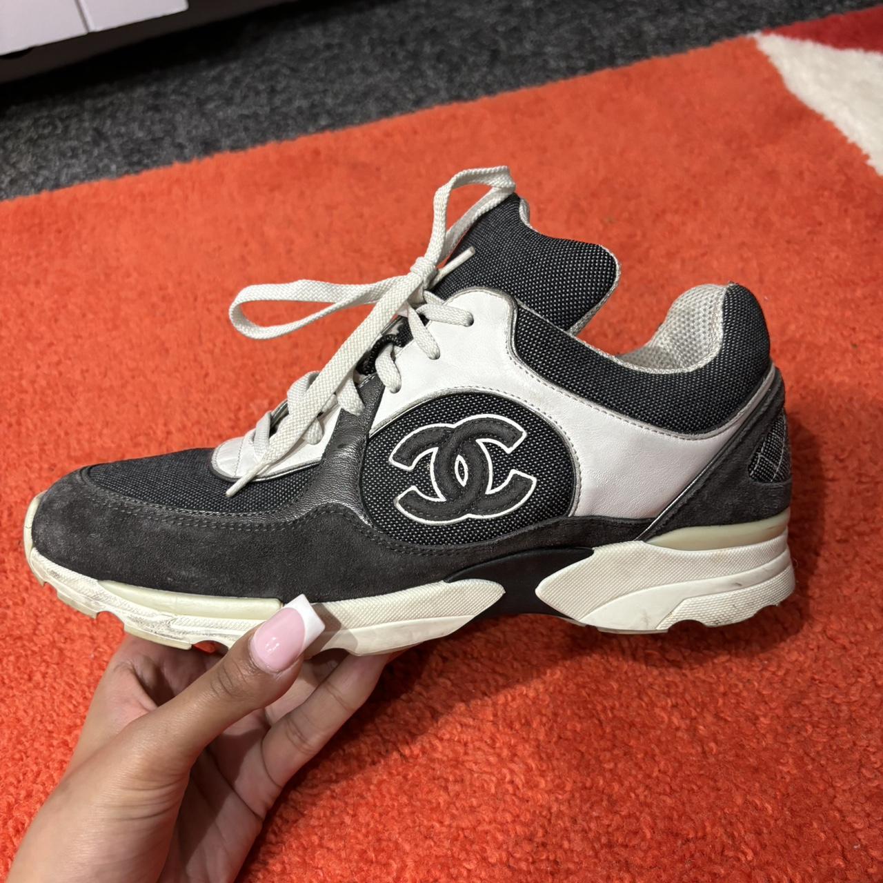 Chanel CC Runners Trainers. Size UK 6 EU 39. Depop