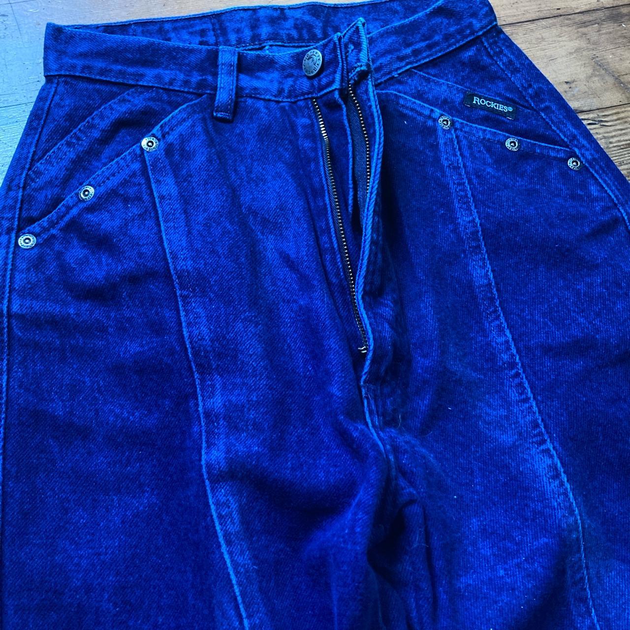 Vintage Rockies Seamed Jeans 100% cotton Fading on - Depop