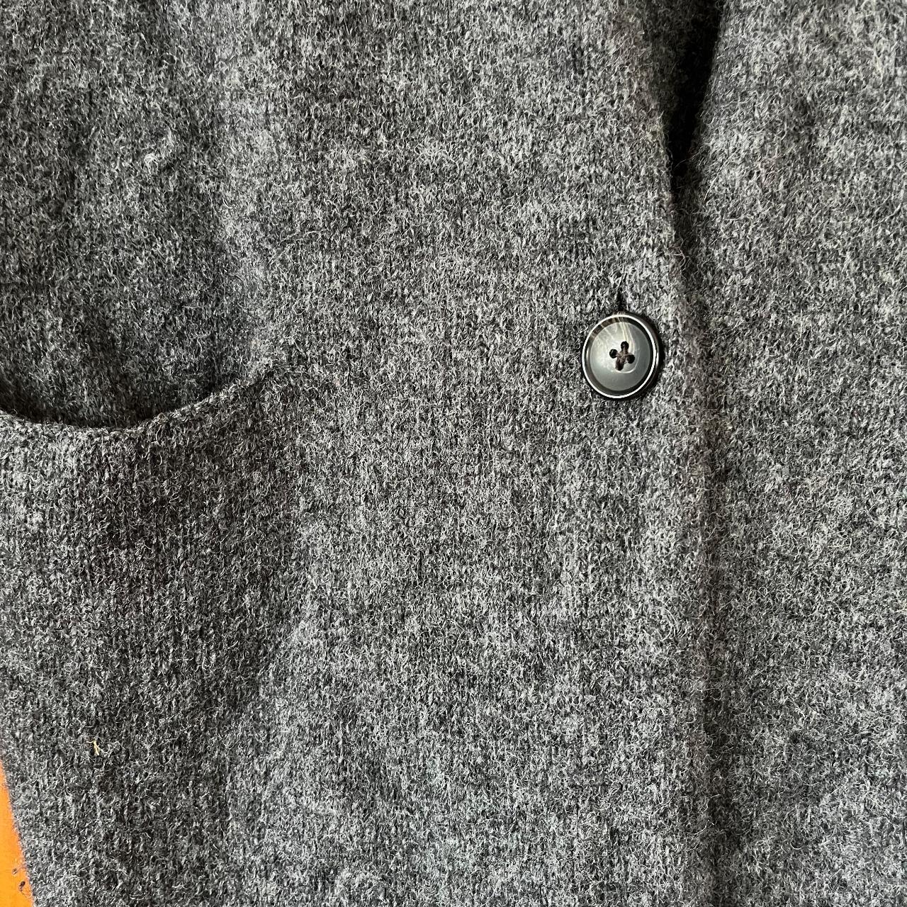 Uniqlo Grey 100% Wool Cardigan Soft and warm 100%... - Depop