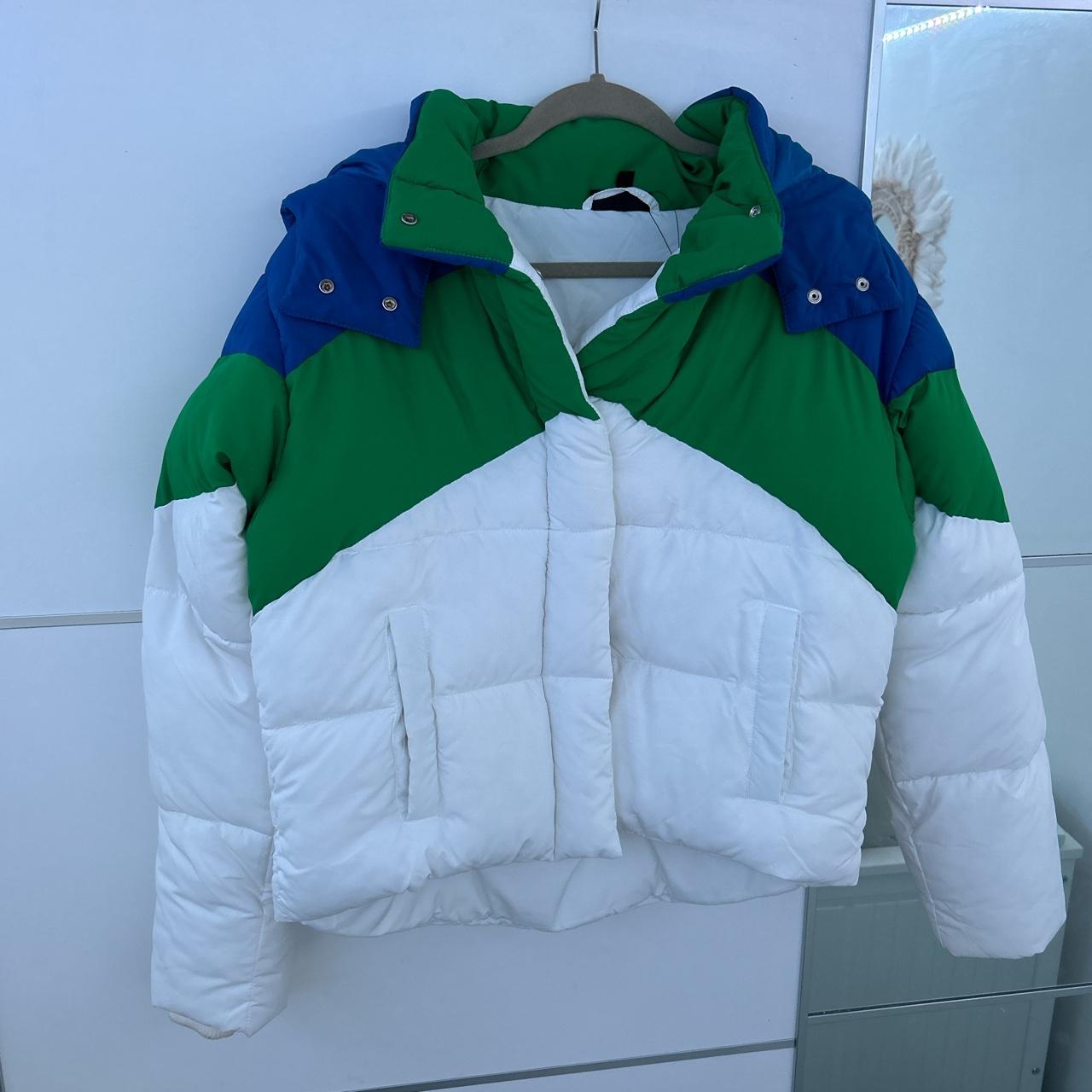 topshop tie waist puffer coat