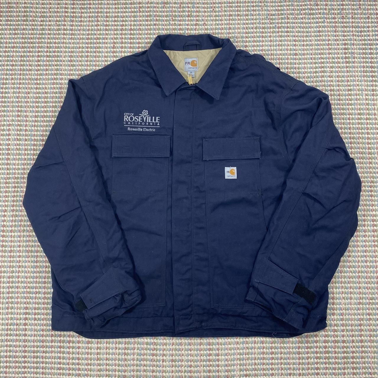 Fire resistant shop work jacket