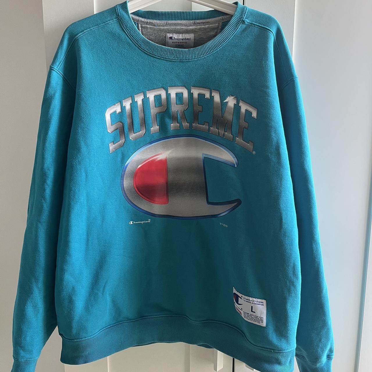 Champion store x Supreme Authentic Pullover Crewneck Sweater