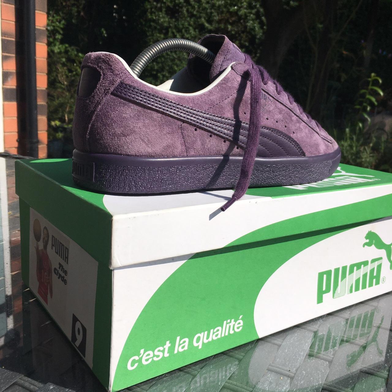 puma clyde purple