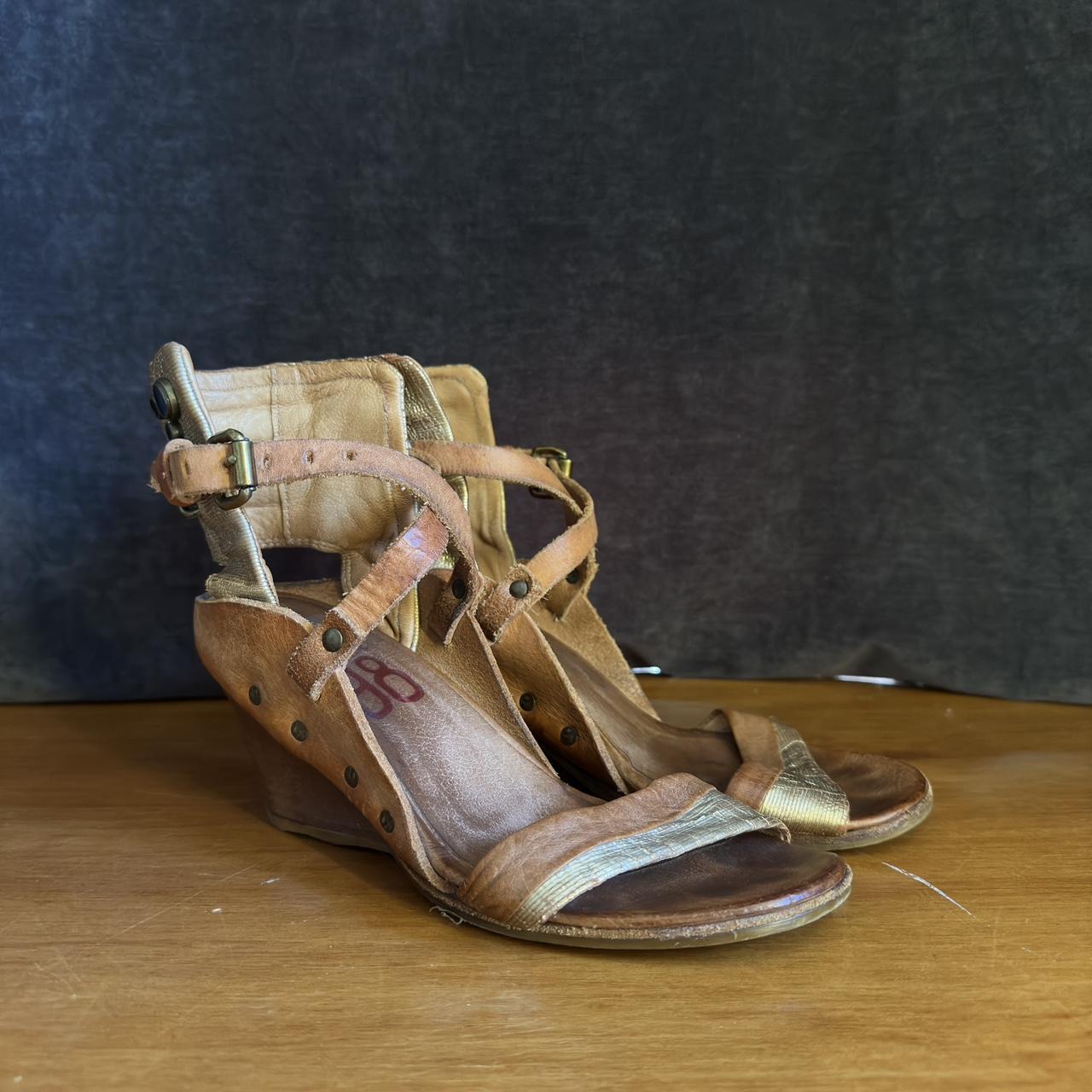 A.S. 98 sandals Some normal wear and toe staining,... Depop