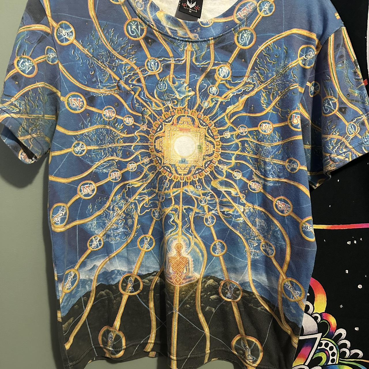 VINTAGE Crystal Tara in Visions Alex Grey t-shirt... - Depop