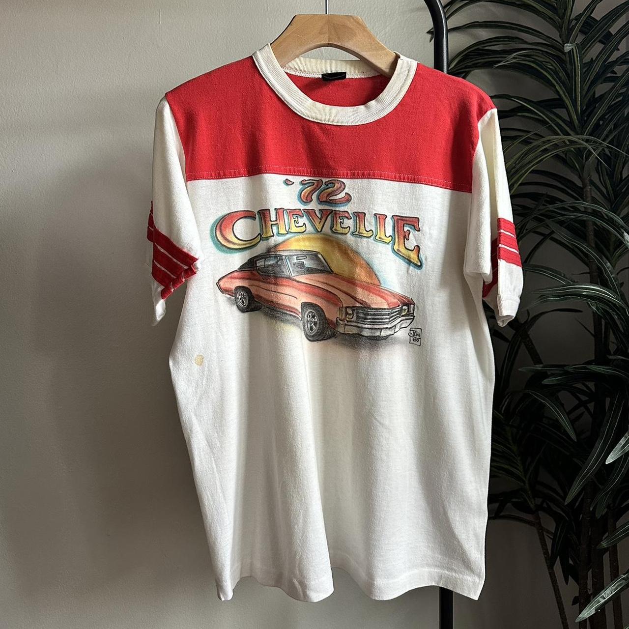 80s Chevy Chevelle Half Sleeve Air Brush... - Depop