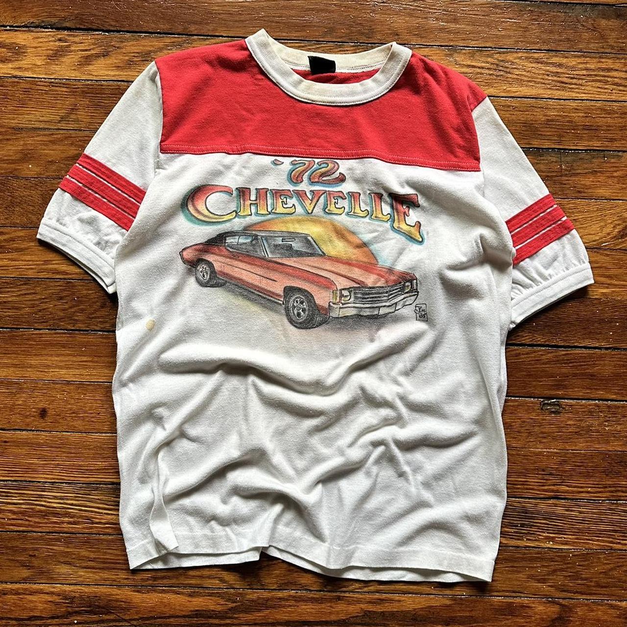 80s Chevy Chevelle Half Sleeve Air Brush... - Depop