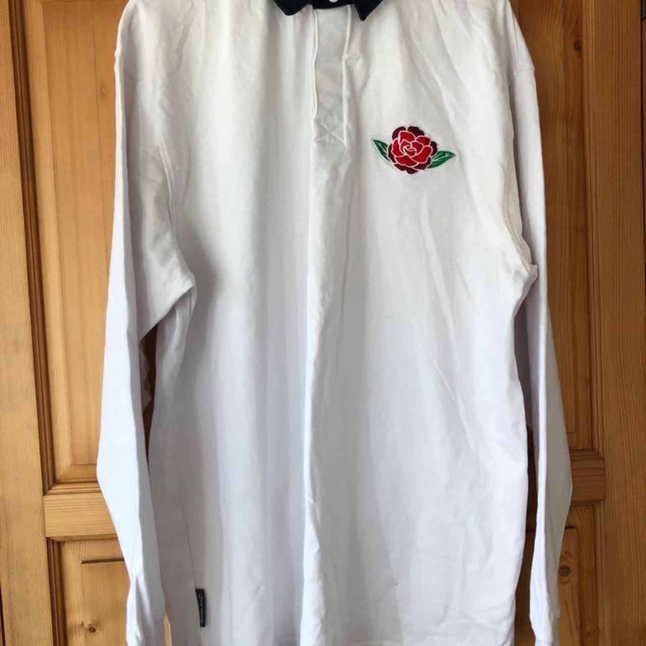 Mens England Rugby Home Polo Shirt Size XXL Ready To... - Depop