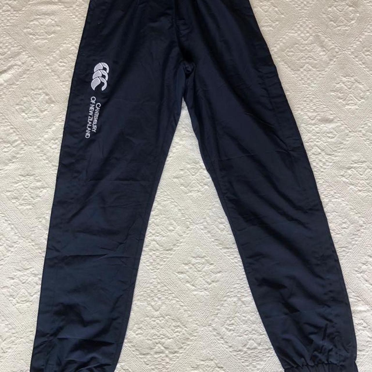 Mens Navy Blue Canterbury Tracksuit Bottoms Size S... - Depop