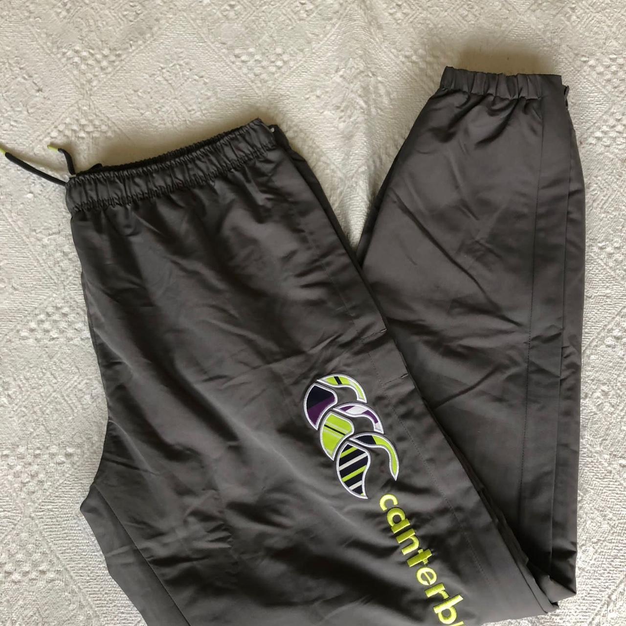 Mens Grey Canterbury Uglies Tracksuit Bottoms Size... Depop