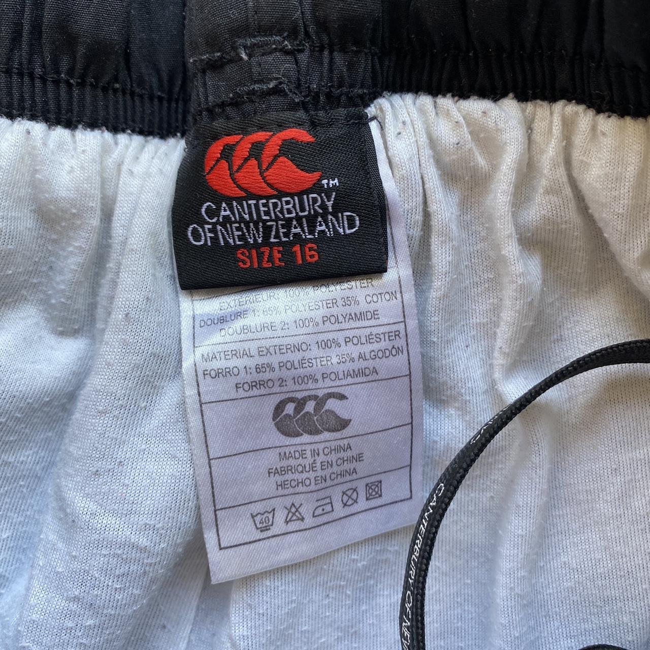 Women’s Black Canterbury Tracksuit Bottoms Size 16... Depop