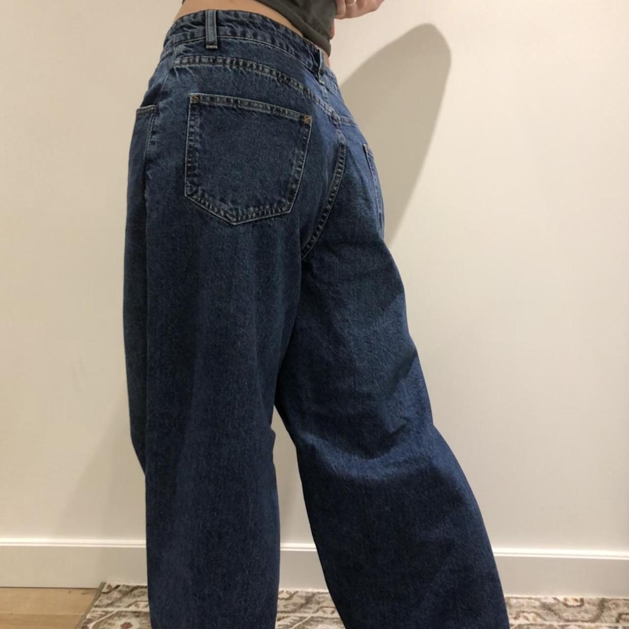 Motel Rocks extra wide low rise roomed jeans Motel... - Depop