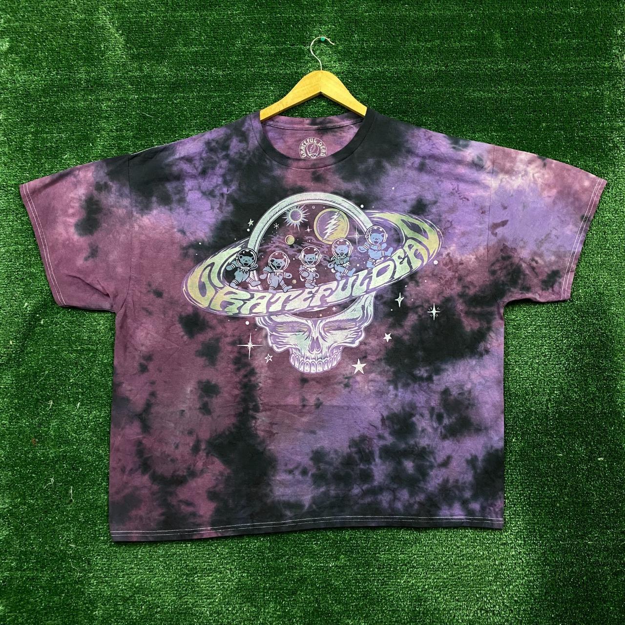 Grateful Dead Tie Dye Oversized Rock Band T-Shirt... - Depop