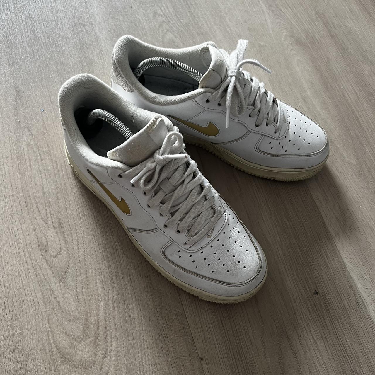 Nike Air force 1 White and... - Depop