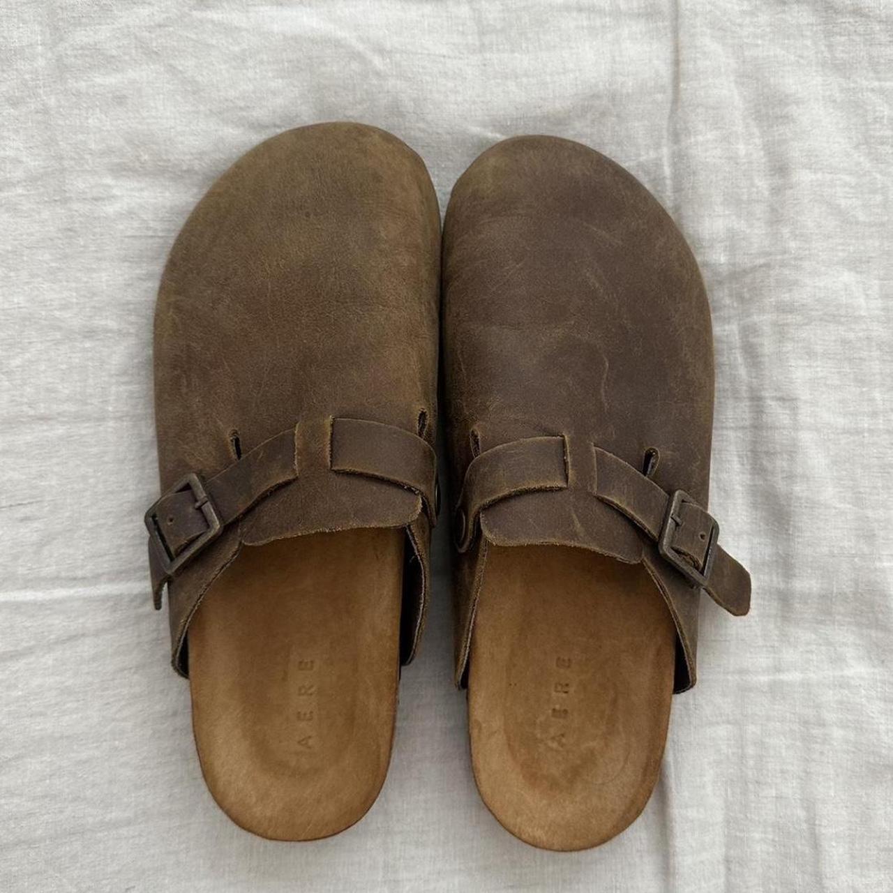 AERE genuine leather Boston style clogs Similar to... - Depop