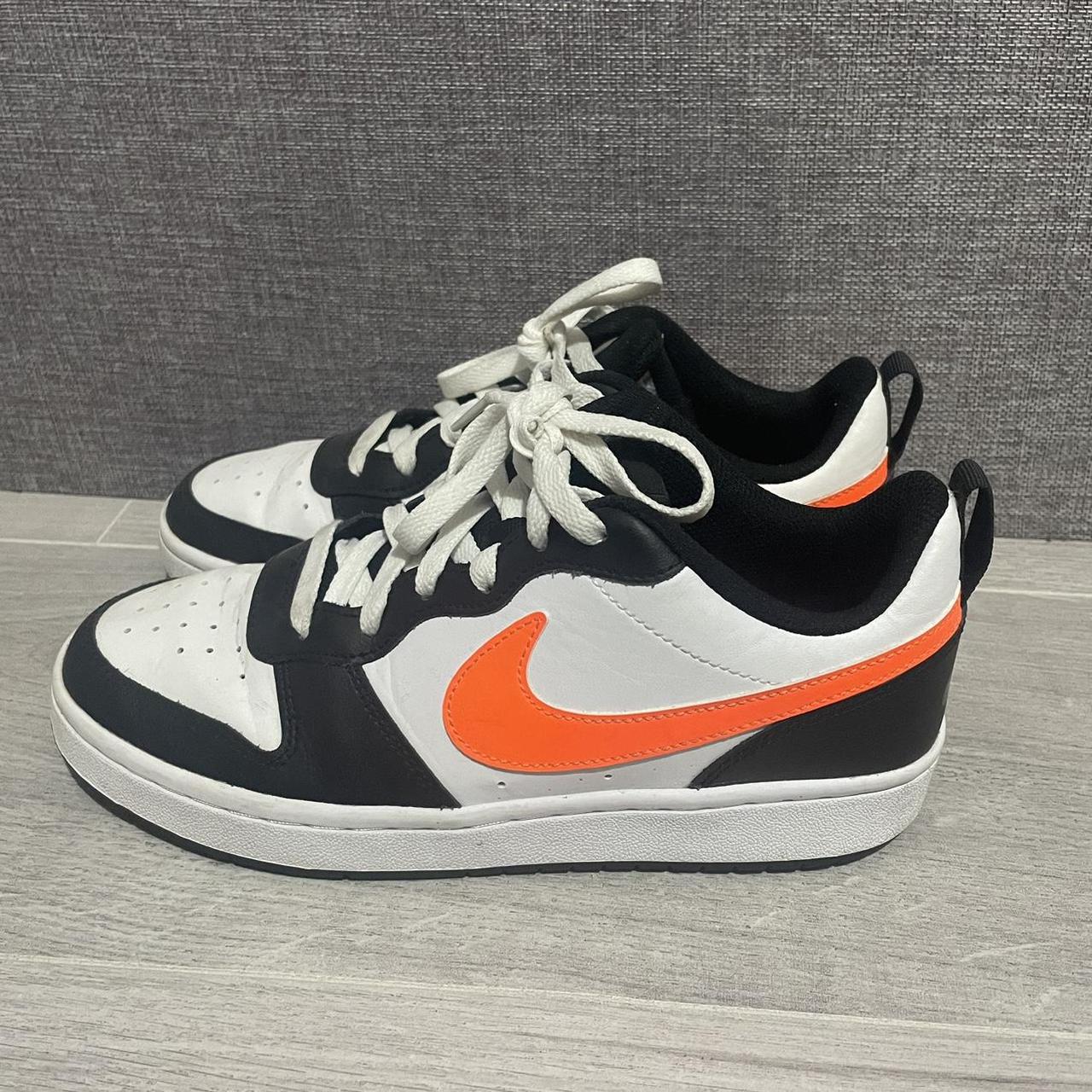nike trainers black and orange
