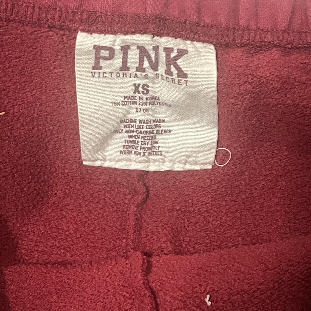 Vintage Victoria’s Secret PINK University sweatpants... - Depop