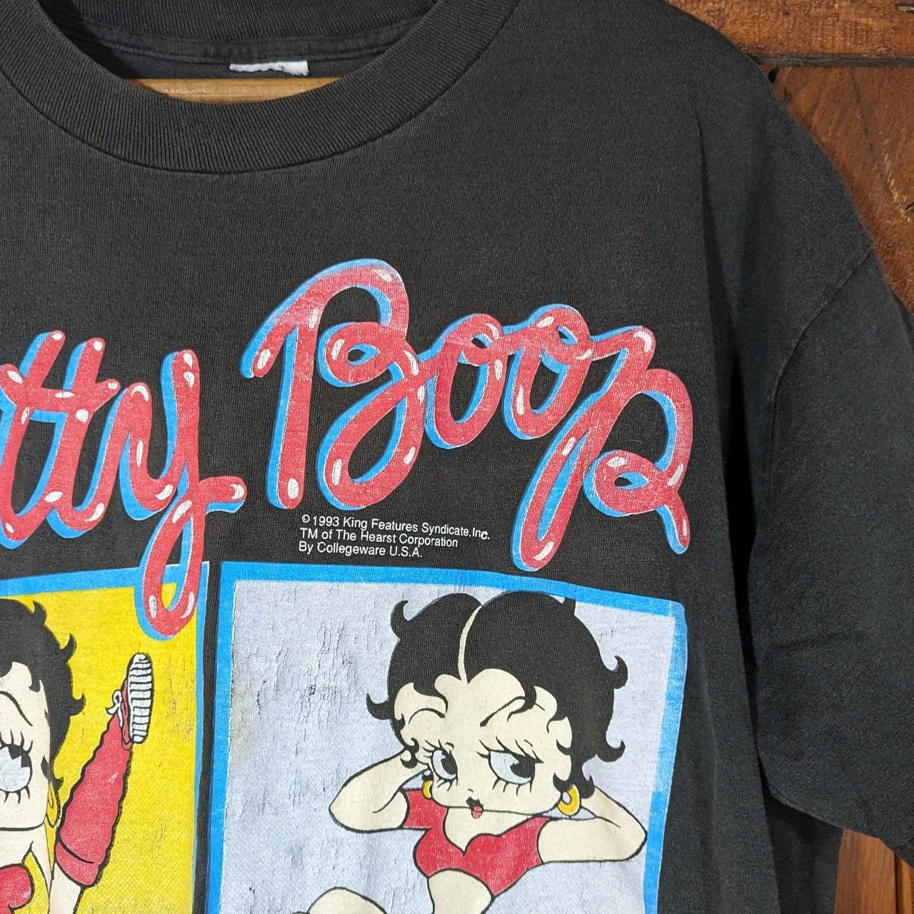 Vintage single stitch 93 Betty Boop Dolphins shirt - Depop