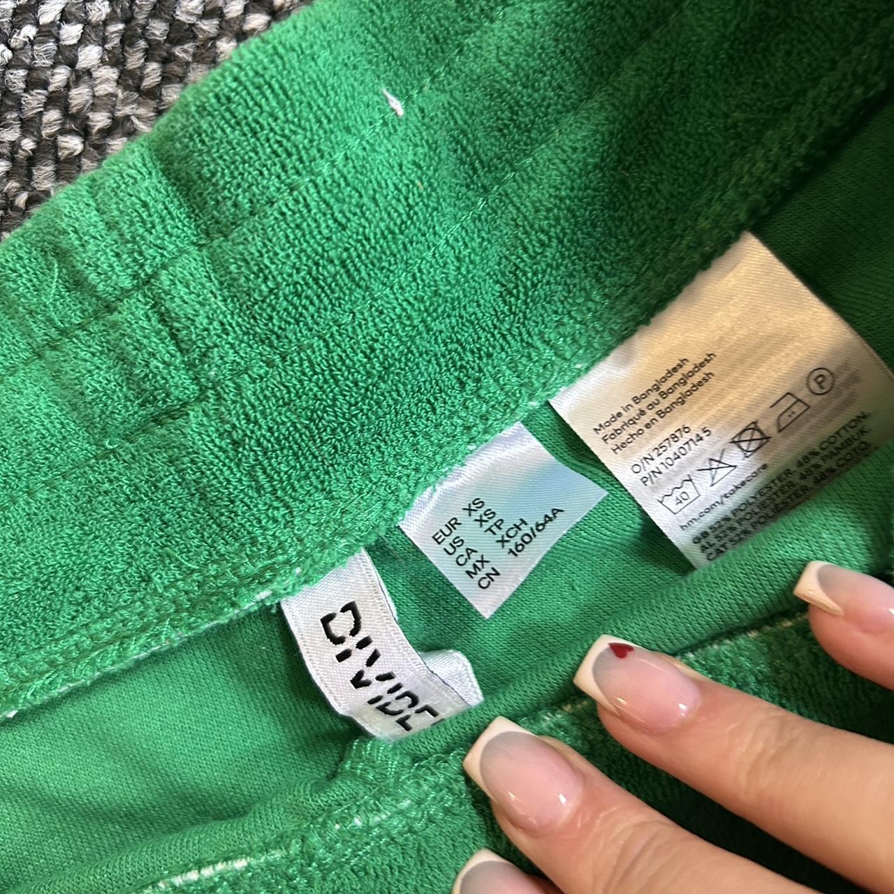 H&M shorts and crop top set x Like towel material x Depop