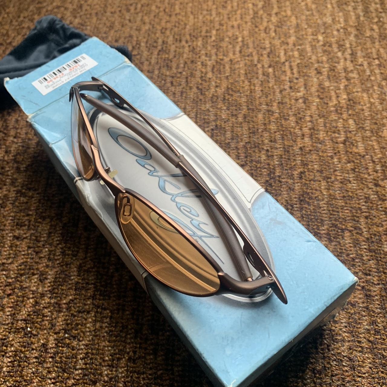 repop iconic oakley teaspoon sunglasses w brown. Depop