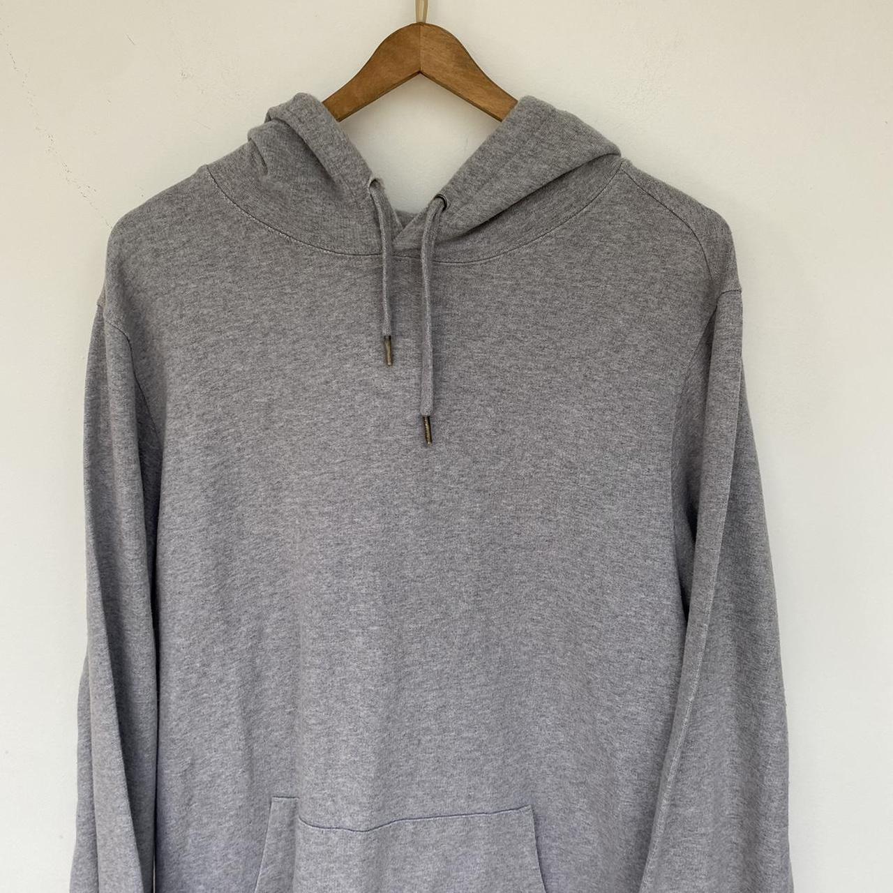 Flannels grey basics hoodie Size - tag states a... - Depop