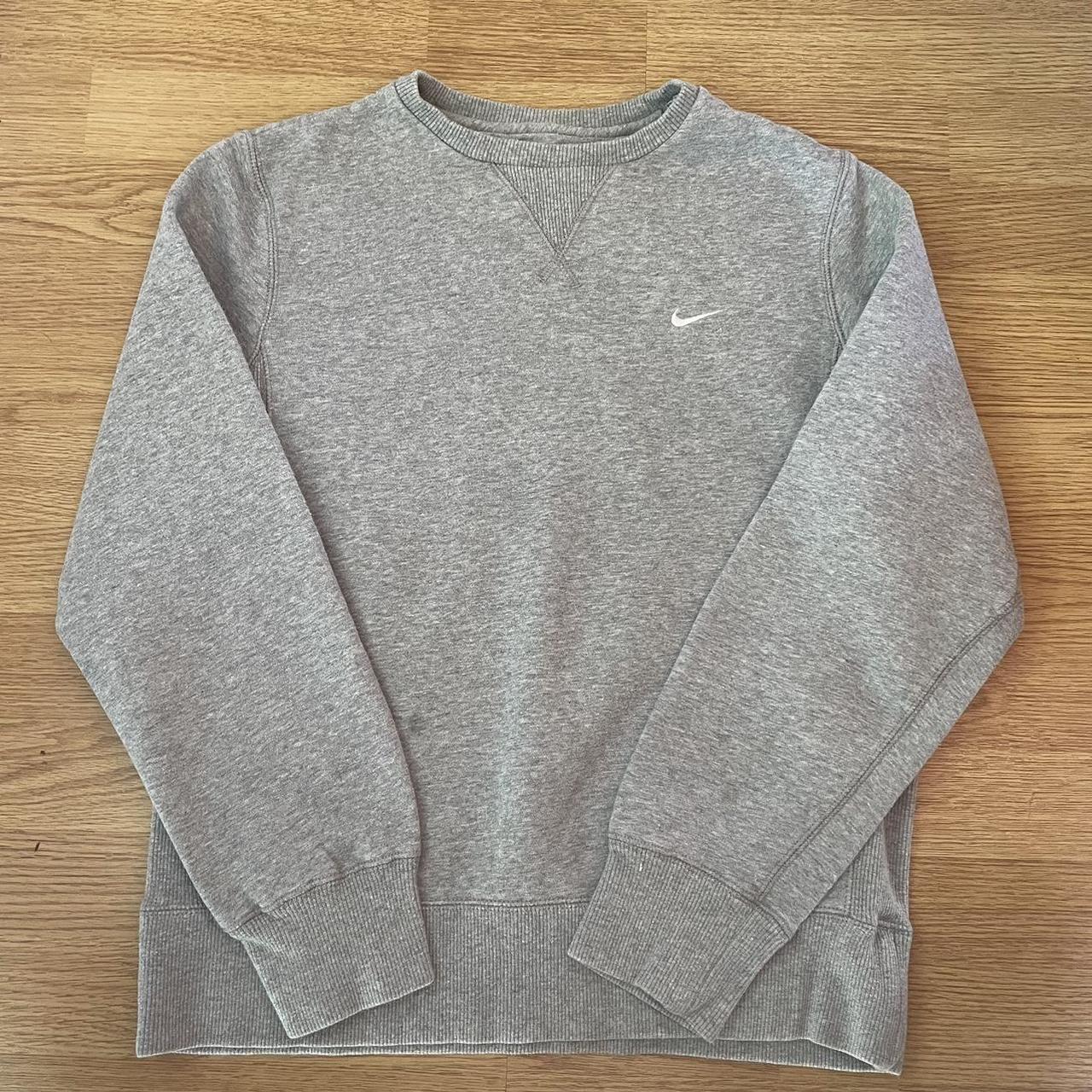 Vintage Grey Nike Sweatshirt Size Small Depop   P0 