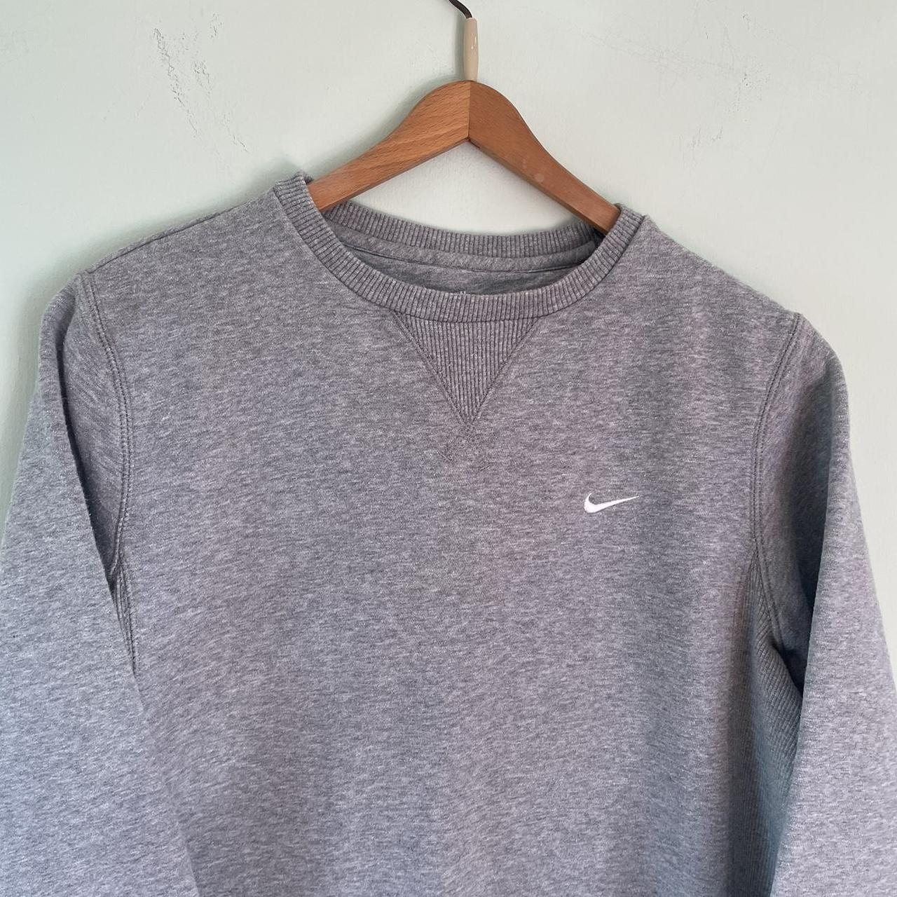 Vintage Grey Nike Sweatshirt Size - Small - Depop