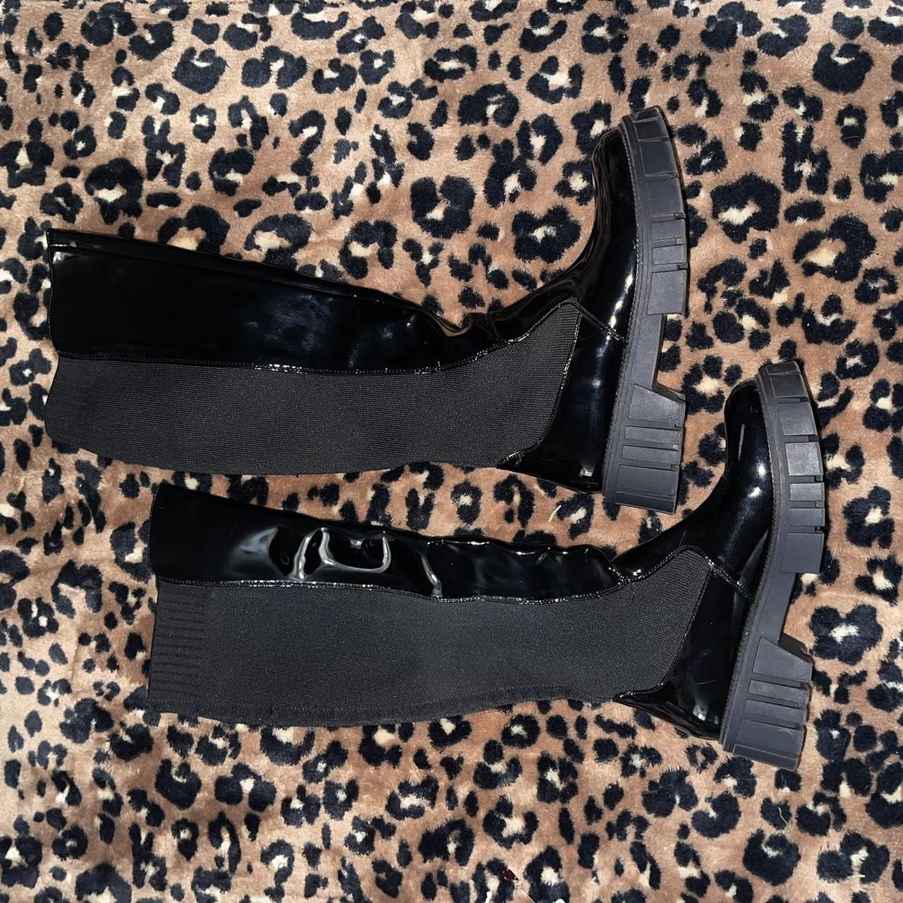 nasty gal patent boots