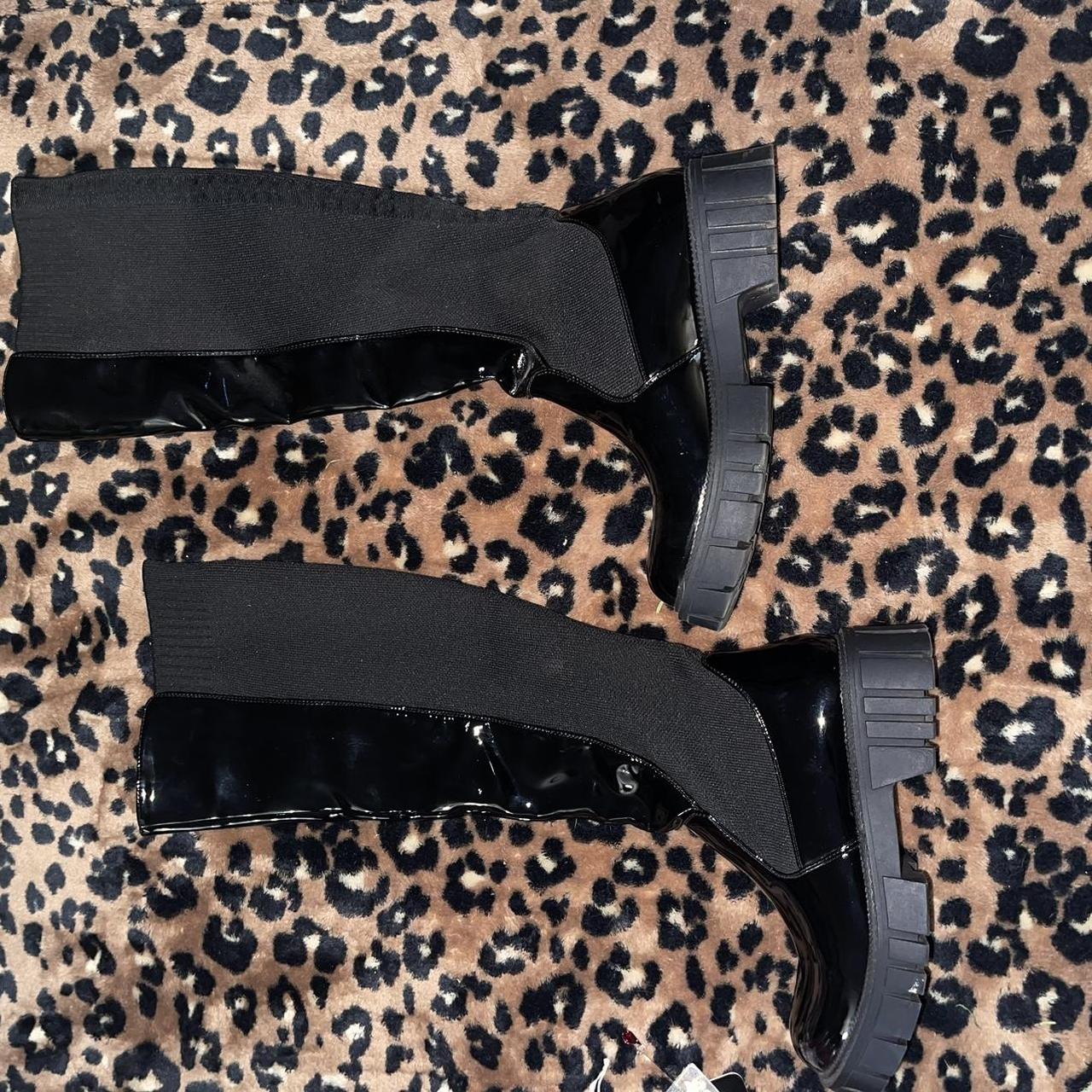 nasty gal patent boots