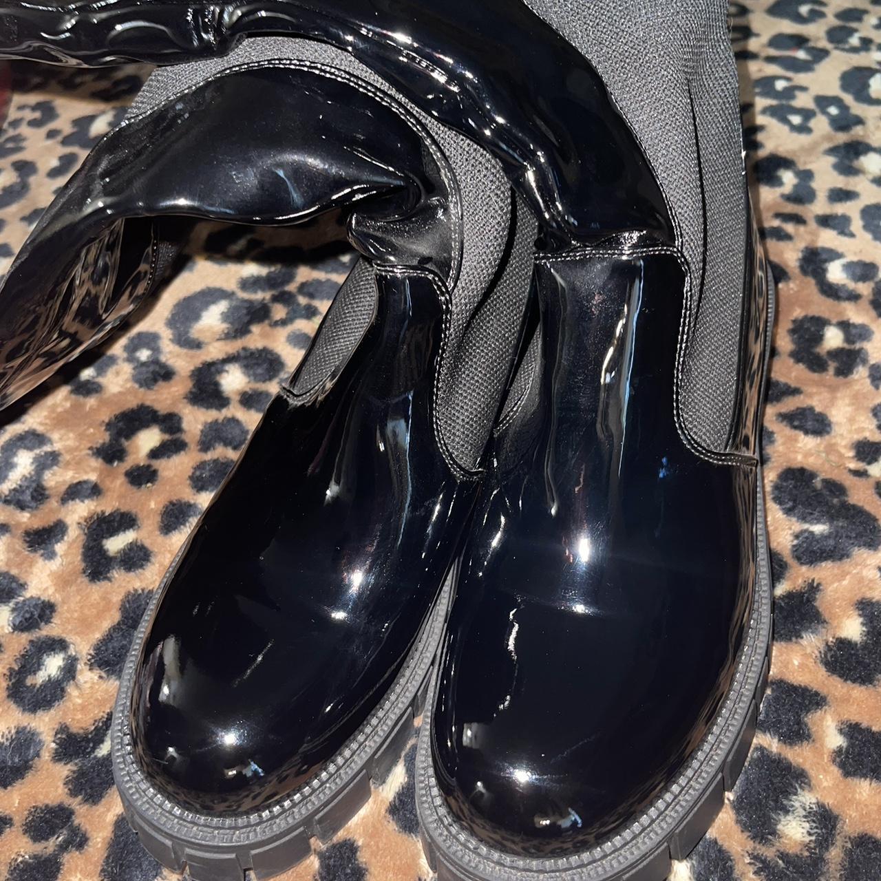 nasty gal patent boots