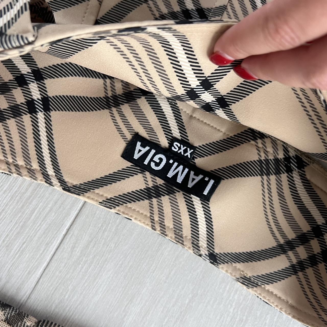 Women's Crop top - Tan/Cream - XS – I am gia plai… - image 3