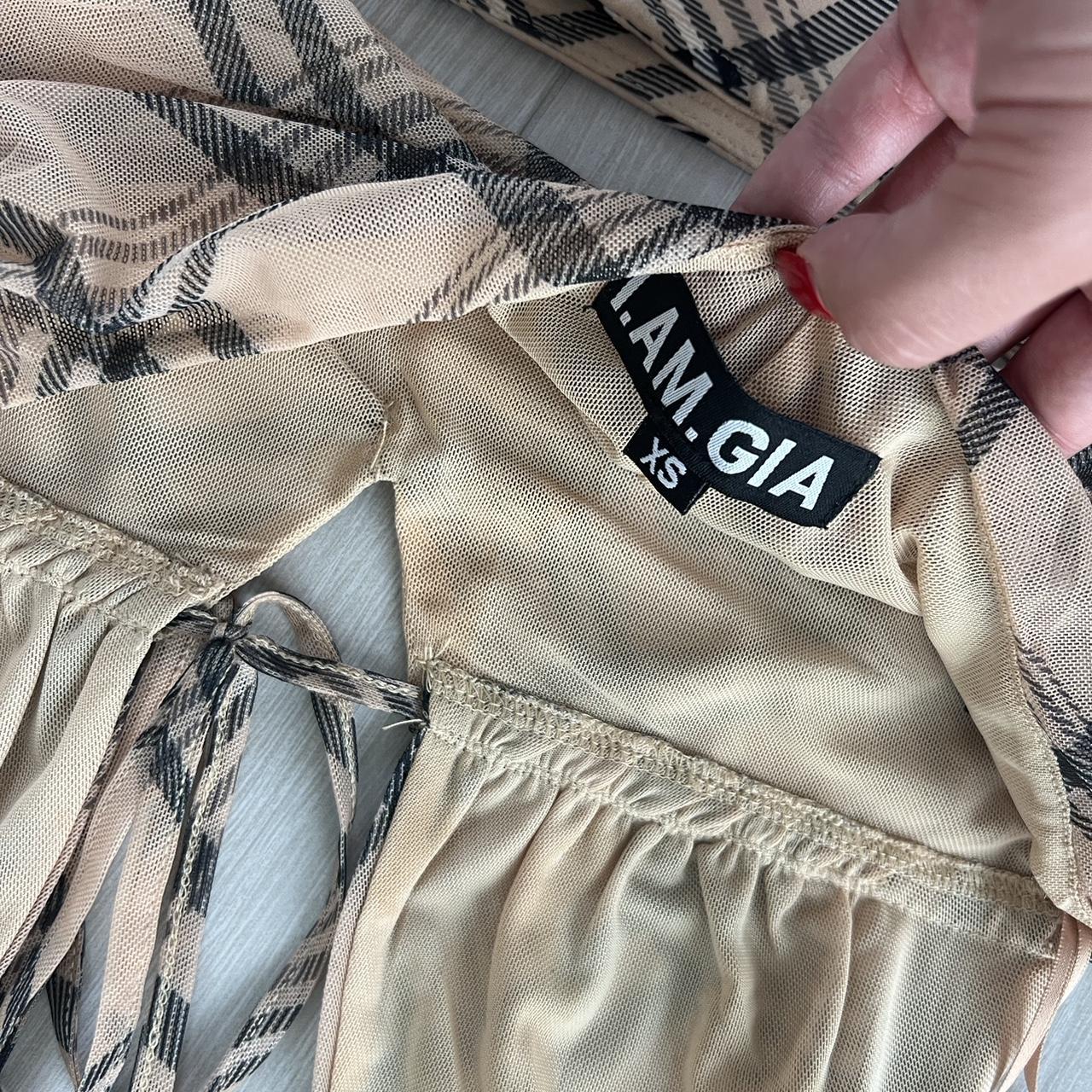 Women's Crop top - Tan/Cream - XS – I am gia plai… - image 4