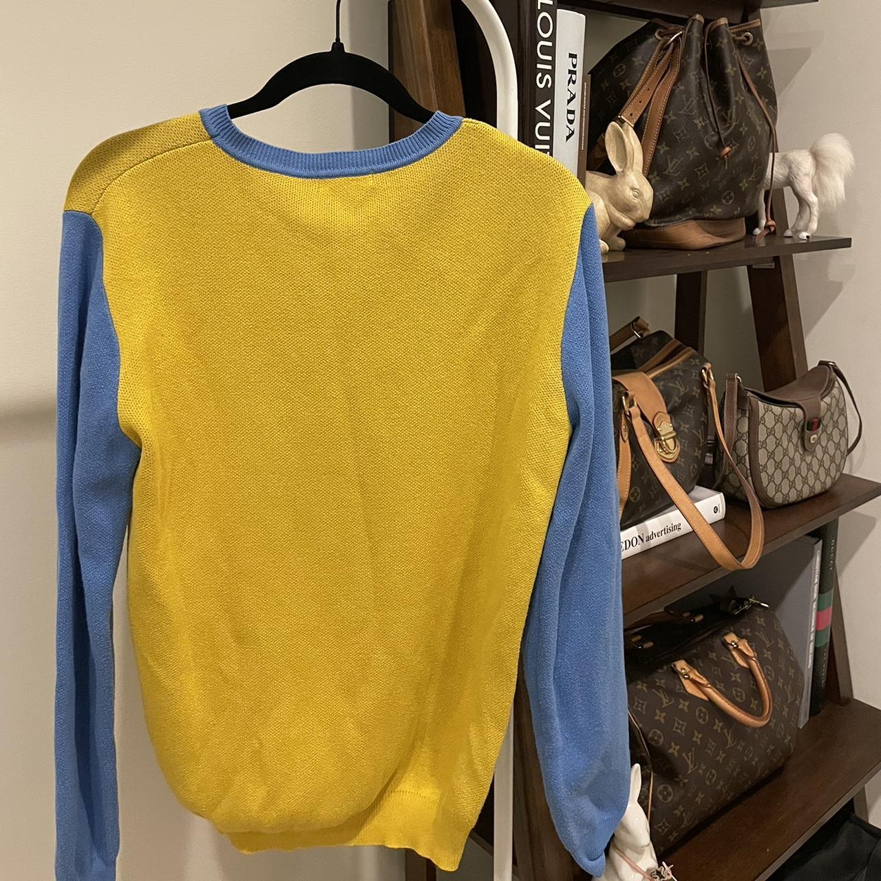 Delia's Women's Yellow and Blue Jumper (2)