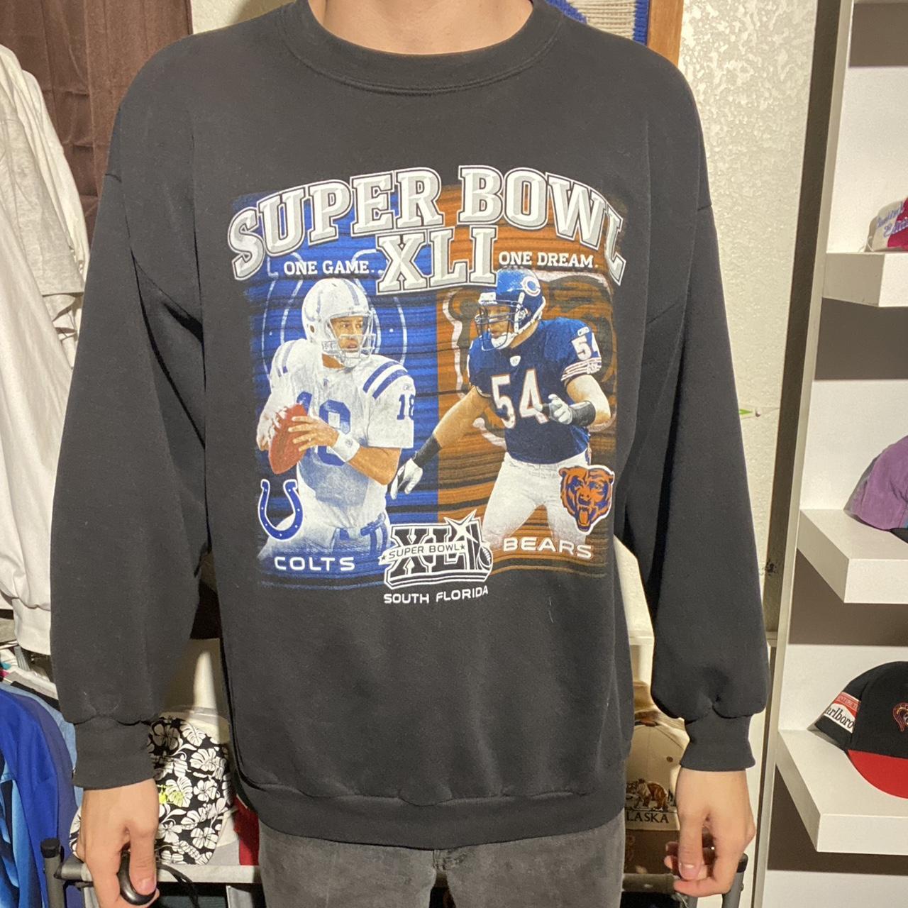 Vintage Indianapolis Colts Super Bowl XLI Crewneck Sweatshirt 