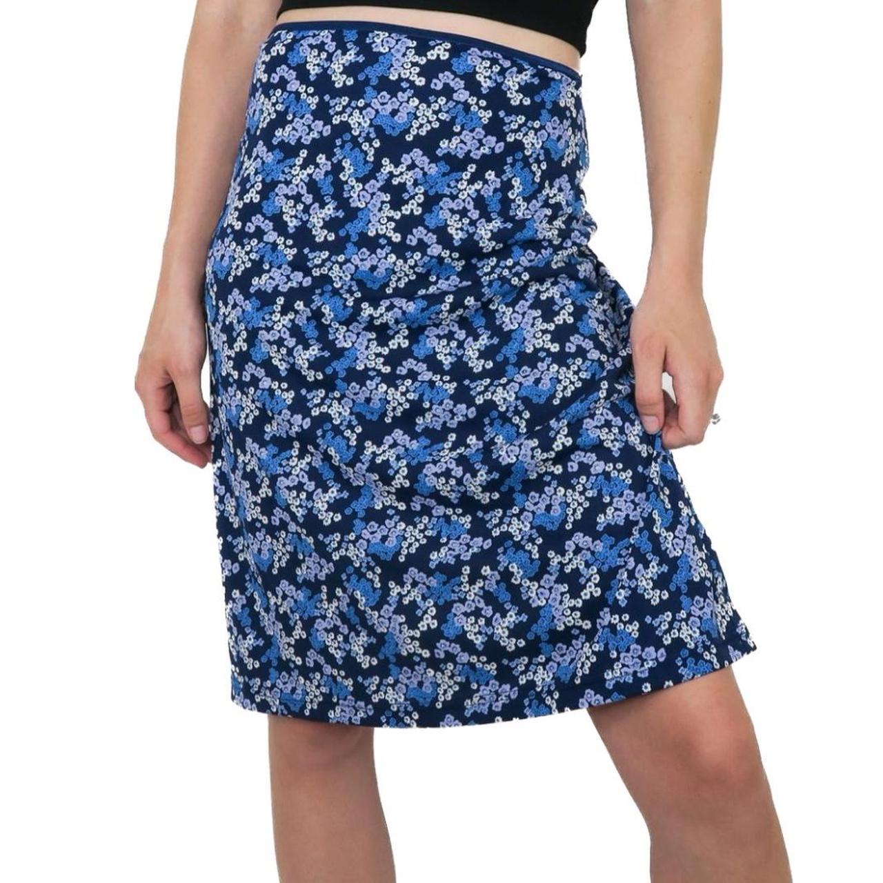 Royal blue skirt outlet 90s