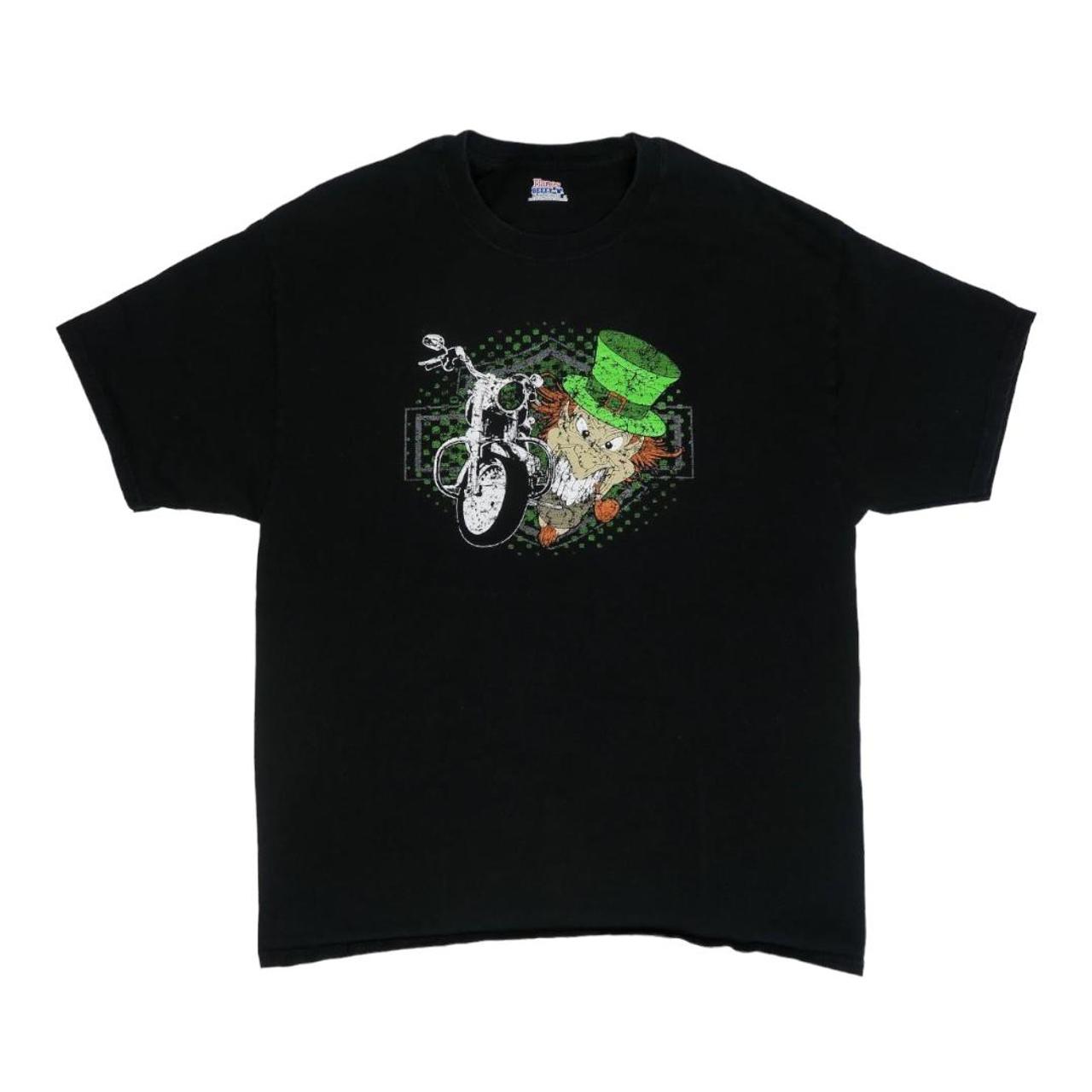 Y2K Harley Davidson Motorcycles St. Patrick's Day | Depop