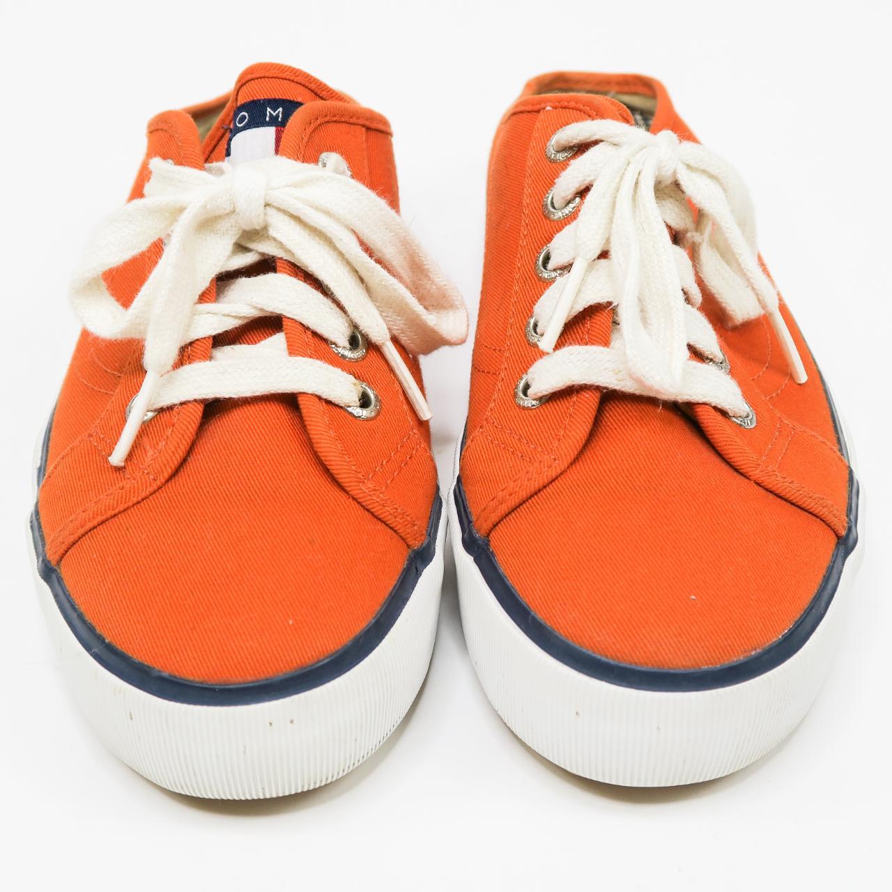 Tommy hilfiger orange store shoes