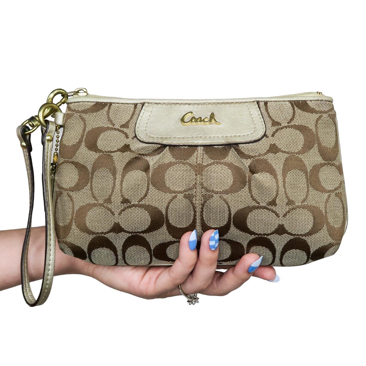 Vintage Coach Accessory Pouch Signature バッグ Vintage Coach Vintage Coach Accessory Pouch Signature バッグ Vintage Coach