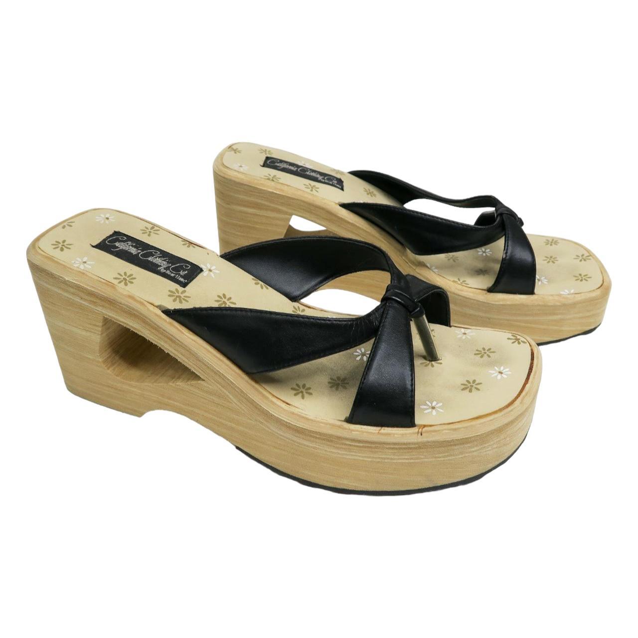 Foam platform sandals sales 90s